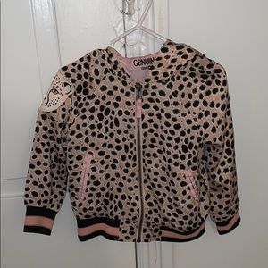 Cheetah Print Toddler Light Weight Jacket
